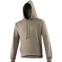 AWDis Men's College Hooded Sweatshirt Hoodie in Dark Olive | Size: XL