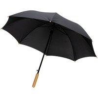 XD Design Men's Impact Aware Bamboo RPET Stick Umbrella in Black