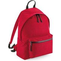 Bagbase Men's Black Backpack in Red