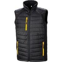 Result Men's Compass Softshell Padded Gilet in Dark Blue | Size: Large