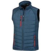 Result Men's Compass Softshell Padded Gilet in Navy | Size: 2XL