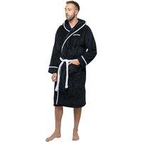 The Beatles Men's Abbey Road Robe in Black | Size: Large/XL