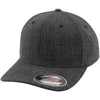 Flexfit by Yupoong Men's Fine Melange Cap in Black | Size: S/M