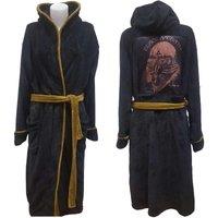 Black Sabbath Men's US Tour 1978 Avengers Dressing Gown in Black | Size: Large/XL