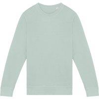 Native Spirit Men's French Terry Sweatshirt in Light Green | Size: Small