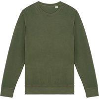 Native Spirit Men's French Terry Sweatshirt in Khaki | Size: Small