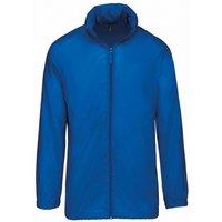 Kariban Men's Plain Windbreaker in Blue | Size: Small