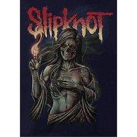 Slipknot Men's Burn Me Away Back Print Pullover Hoodie in Navy | Size: XL