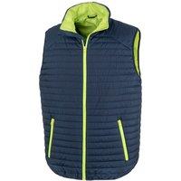 Result Men's Contrast Mid Blue Gilet in Mid Navy | Size: XS