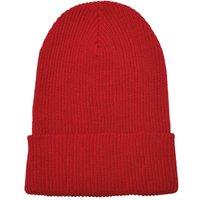 Flexfit Men's Knitted Yarn Beanie in Red