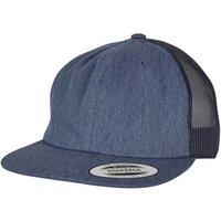 Flexfit Men's Denim Trucker Cap in Indigo