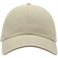 Atlantis Men's Action 6 Panel Chino Baseball Cap Pack of 2 in Stone