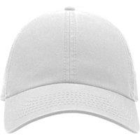 Atlantis Men's Action 6 Panel Chino Baseball Cap Pack of 2 in White