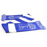 Everton FC Men's Official Football Bar Scarf in Blue