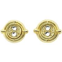 Harry Potter Men's Time Turner Stud Earrings in Gold