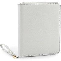 Bagbase Men's Faux Leather Boutique Travel Tech Organiser in Light Grey