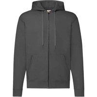 Fruit of the Loom Men's Classic Hoodie in Mid Grey | Size: XL
