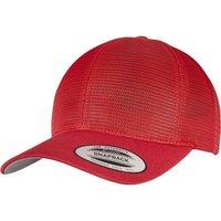 Flexfit Men's Omnimesh Mesh Cap in Red