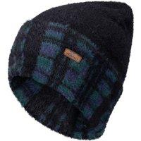 Trespass Men's Atlas Tartan Reversible Beanie in Black