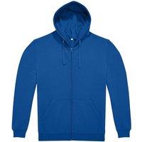 B&C Men's ID.224 Full Zip Hoodie in Blue | Size: XS