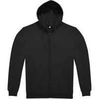 B&C Men's ID.224 Full Zip Hoodie in Black | Size: 3XL