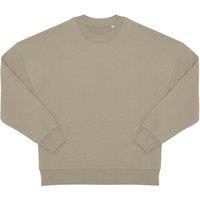 B&C Men's Influence Crew Neck Sweatshirt in Beige | Size: Small