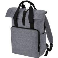 Bagbase Men's Roll Top Twin Handle Laptop Bag in Grey