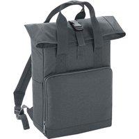 Bagbase Men's Roll Top Twin Handle Backpack in Mid Grey