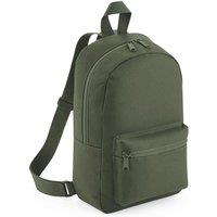 Bagbase Men's Mini Essential Backpack Rucksack Bag in Dark Olive