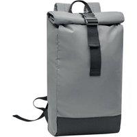 MidOcean Men's Bright Rollpack Roll Top Reflective Backpack in Silver