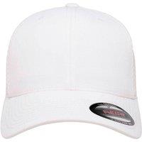 Flexfit by Yupoong Men's Flexfit Tactel Mesh Cap in White | Size: S/M