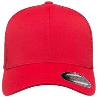 Flexfit by Yupoong Men's Flexfit Tactel Mesh Cap in Red | Size: Large/XL