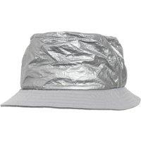 Flexfit by Yupoong Men's Crinkled Paper Bucket Hat in Silver