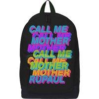RuPaul Men's Call Me Mother Backpack in Black