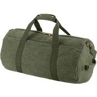 Bagbase Men's Barrel Canvas Duffle Bag in Green