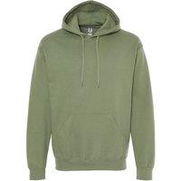 Gildan Men's Softstyle Fleece Midweight Hoodie in Green | Size: Large
