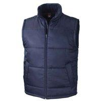 Result Core Men's Padded Body Warmer in Navy | Size: Medium