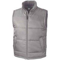 Result Core Men's Padded Body Warmer in Grey | Size: Large