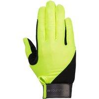 Hy Men's Riding Gloves in Yellow | Size: XS