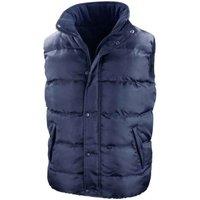 Result Core Men's Nova Padded Gilet in Navy | Size: Large