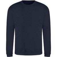 AWDis Men's Just Hoods Sweatshirt in Navy | Size: Small