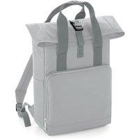Bagbase Men's Roll Top Twin Handle Backpack in Light Grey