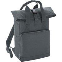 Bagbase Men's Roll Top Twin Handle Backpack in Mid Grey