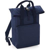 Bagbase Men's Roll Top Twin Handle Backpack in Mid Navy