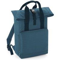 Bagbase Men's Roll Top Twin Handle Backpack in Blue