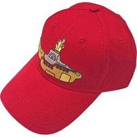 The Beatles Men's Yellow Submarine Baseball Cap in Red