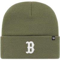 Boston Red Sox Men's Haymaker MLB 47 Knitted Cuff Beanie in Olive