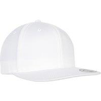 Flexfit by Yupoong Men's Cotton Snapback Cap in White