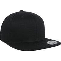 Flexfit by Yupoong Men's Cotton Snapback Cap in Black