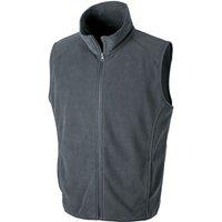 Result Men's Core Microfleece Gilet in Charcoal | Size: 2XL